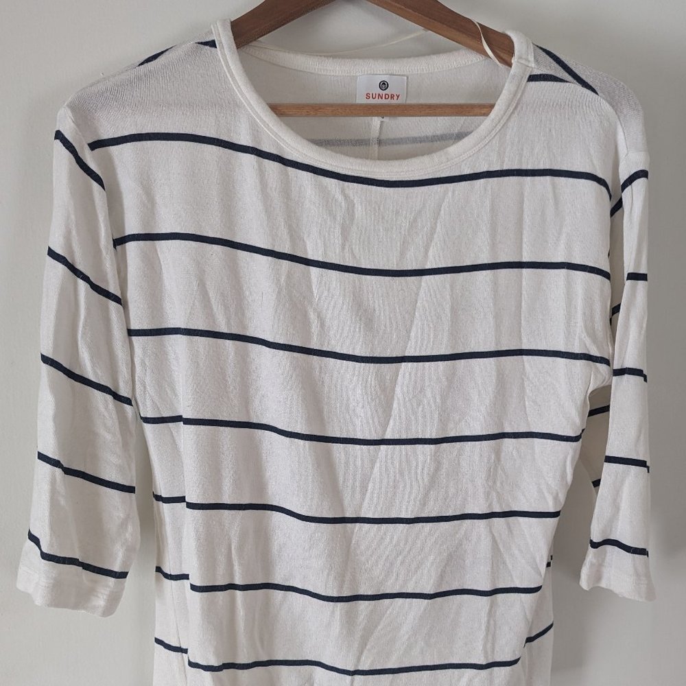 Anthropologie Sundry striped top
